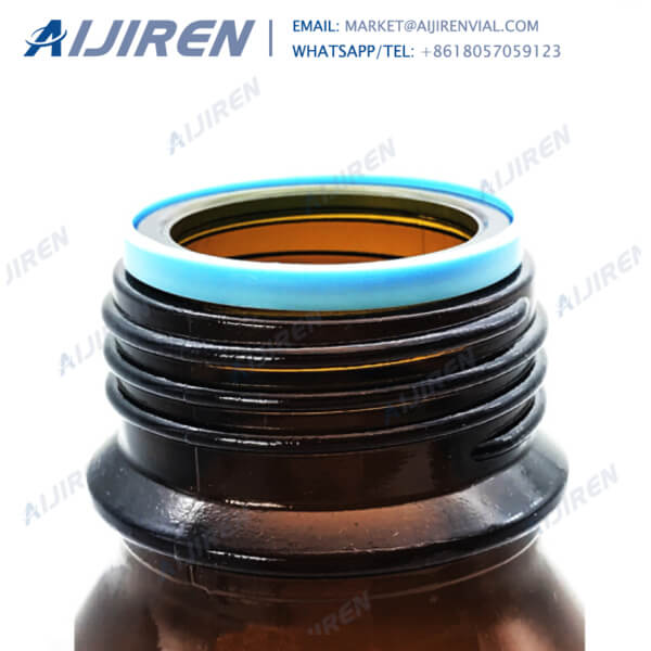 lab glass seal vial sterile amber reagent bottle